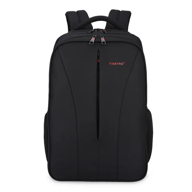Rucsac laptop 15.6" smart casual, impermeabil, cu port USB, Tigernu, 30x17x48 cm, Negru