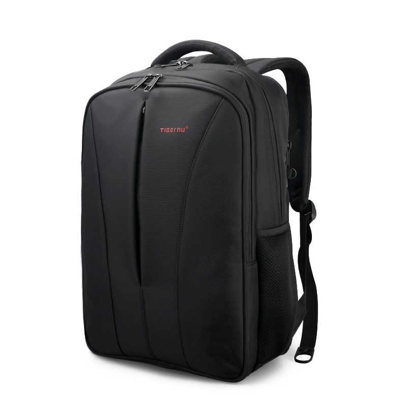 Rucsac laptop 15.6" smart casual, impermeabil, cu port USB, Tigernu, 30x17x48 cm, Negru