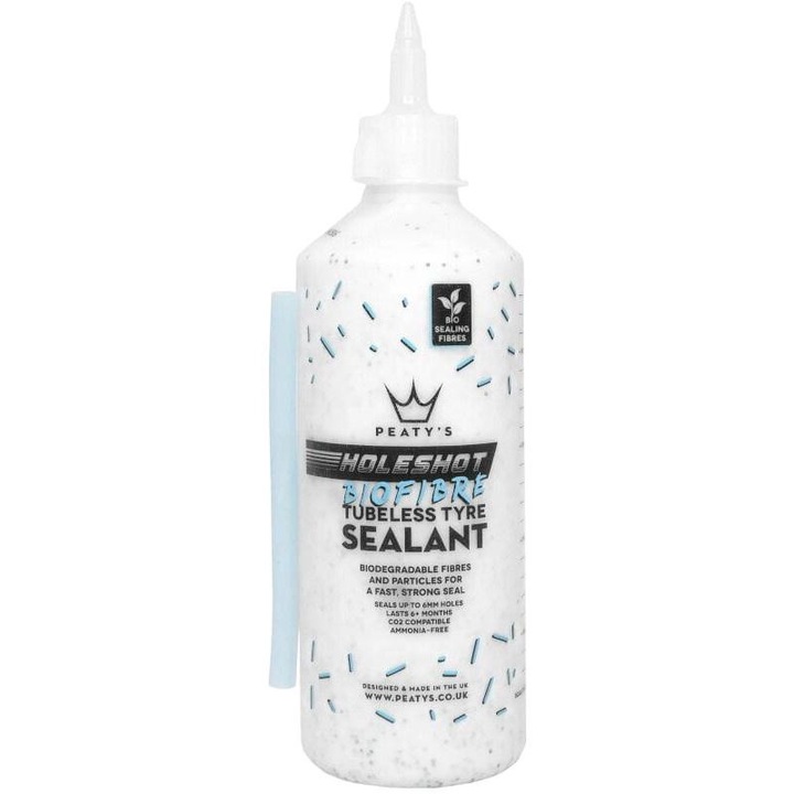 Solutie antipana bicicleta Holeshot Tubeless Sealant, PEATY'S, 15 - 120 psi, 500 ml