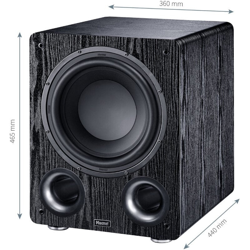 Subwoofer, MAGNAT, Negru, 360x465x440mm