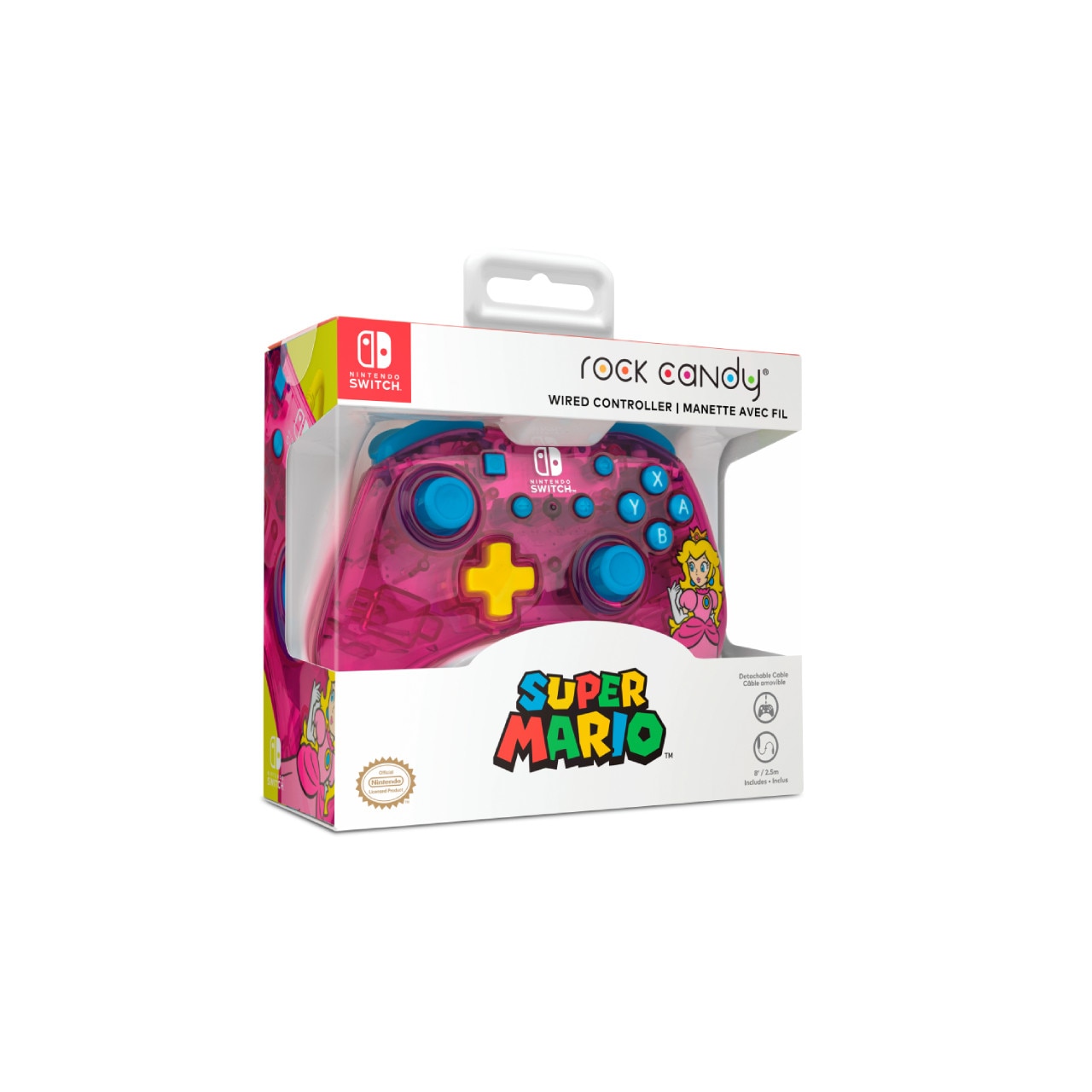 Princess Peach Rock Candy Controller Switch PDP Super Mario