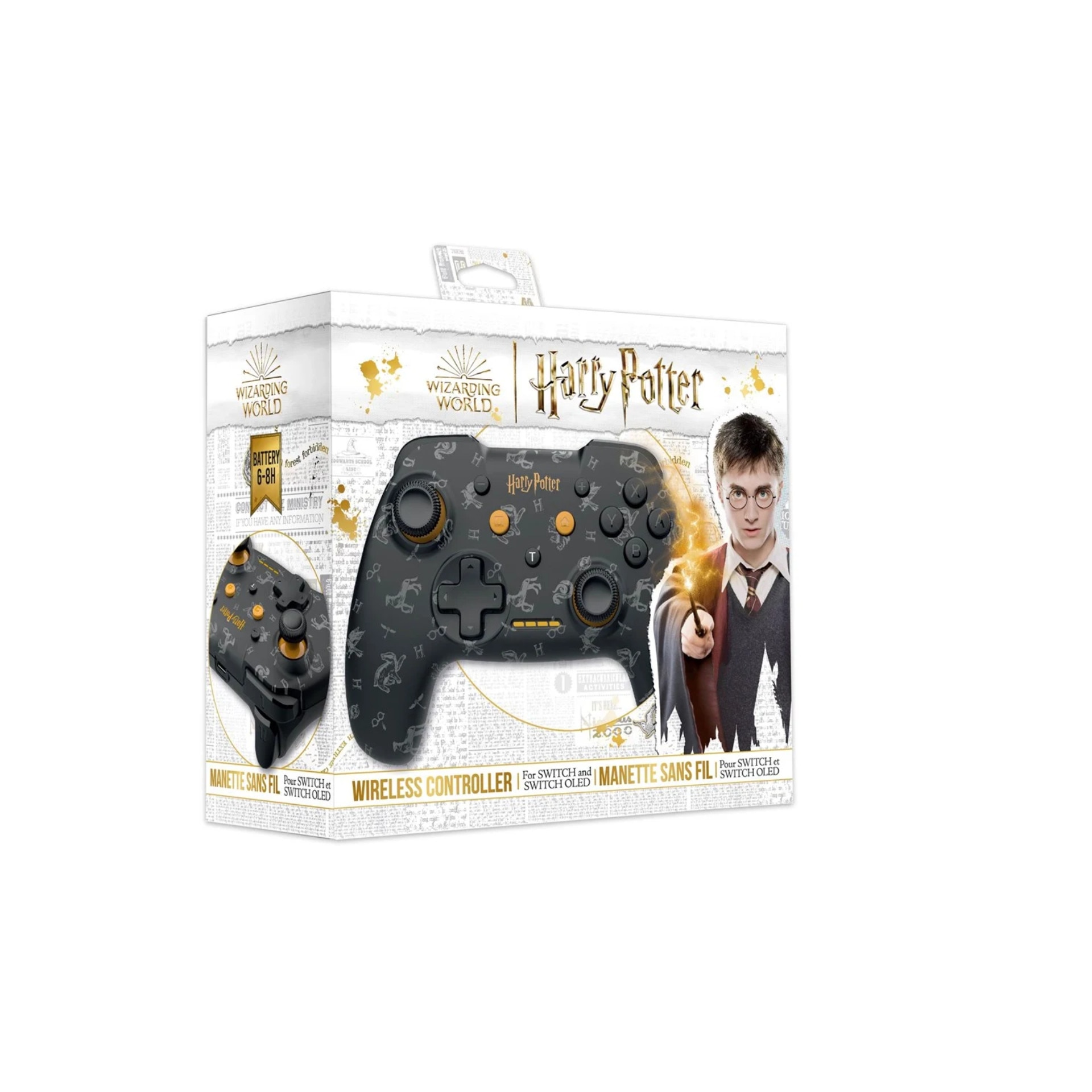 Controller Harry Potter Wireless Black pentru Nsw - eMAG.ro