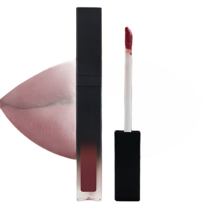 Ruj Mat lichid rezistent cu stralucire NovaCharm Diamond Dust, Capul de perie este moale, Vegan / Cruelty-free, Rezistent la apa si mat, 5 ml