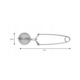 Infuzor din inox, sita, tip capsula, 4.5cm, Kinghoff