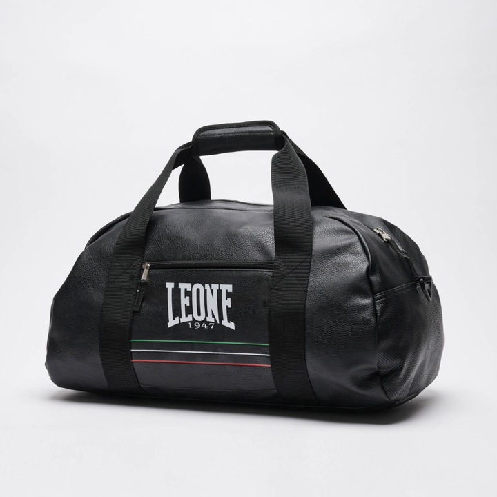 Черна чанта с флаг Leone