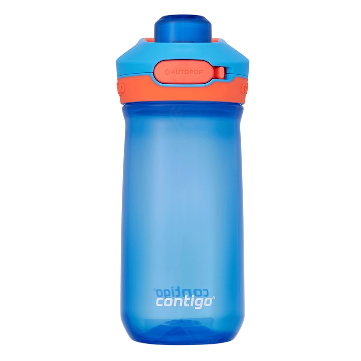 Sticla pentru copii Contigo Jessie 420ml, Plastic, Blue Poppy - Albastru