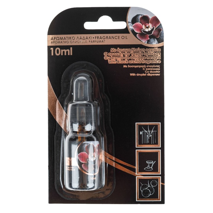 Ulei parfumat cu aroma de orhidee neagra Shopiens®, 10 ml