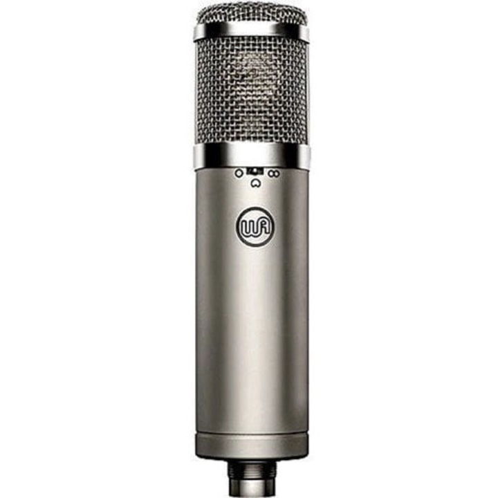 Microfon cu condensator pentru studio, Warm Audio, Argintiu