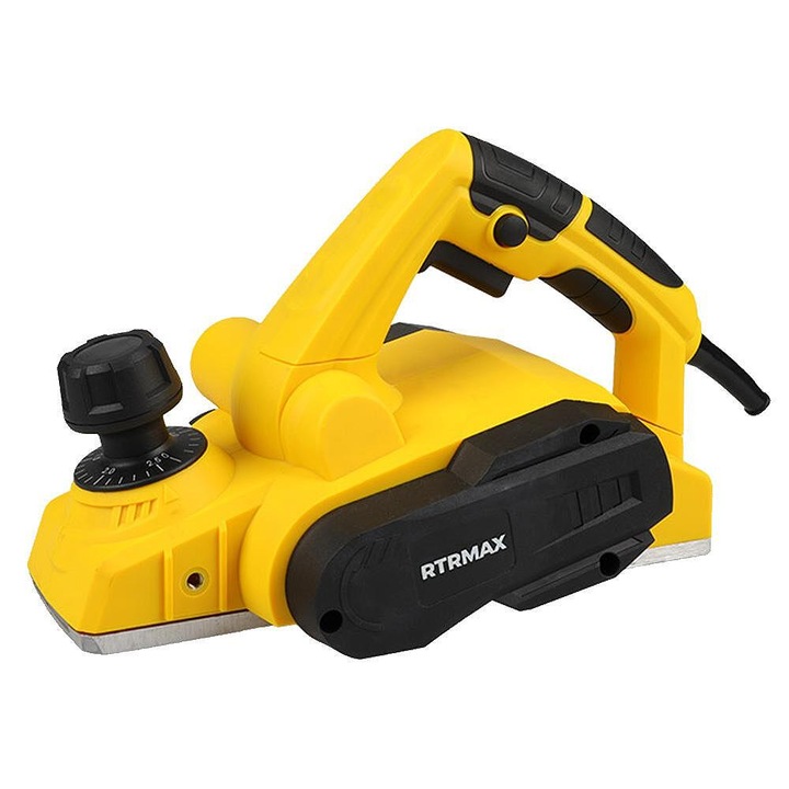 Rindea electrica, RTR MAX, RTM3970, Pentru suprafete din lemn, 800W, 230V/50HZ, 17.000 rpm, Negru/Galben