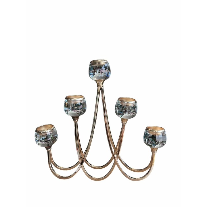 Sfesnic metalic, 45x41h cm