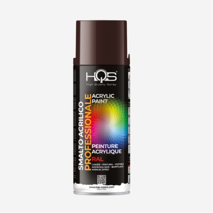 Spray Hqs ral 8017 marrone cioccolato, 400 ml