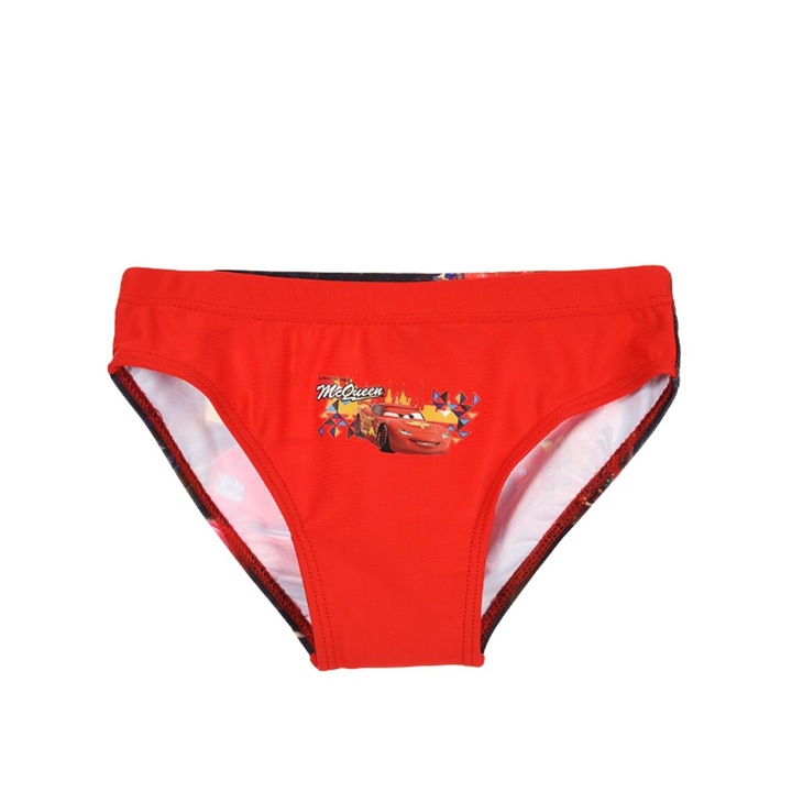 Slip de baie Disney Fulger McQueen rosu, Rosu