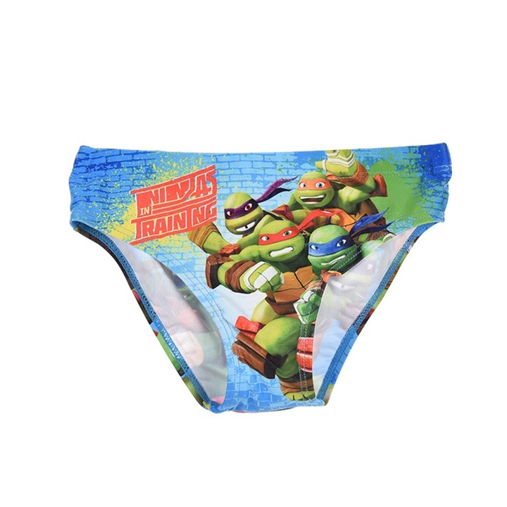 Slip de baie Testoasele Ninja albastru 3 ani