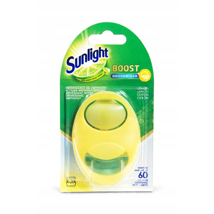 Odorizant Pentru Masina De Spalat Vase, Sunlight, 60 Spalari, Citric