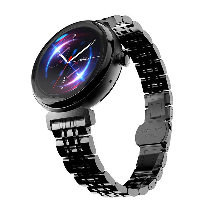Смарт часовник Hifuture Future Aura (черен)