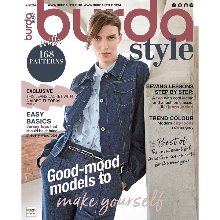 Списание Burda Style февруари 2024 г., 02/2024 г. Burda publishing house