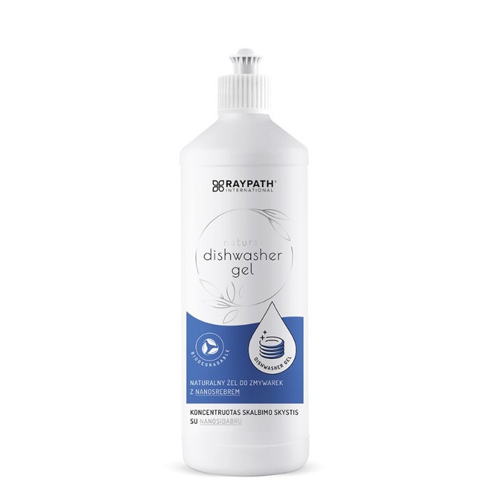 Гел за съдомиялна с Nanosilver, Raypath, 500 мл