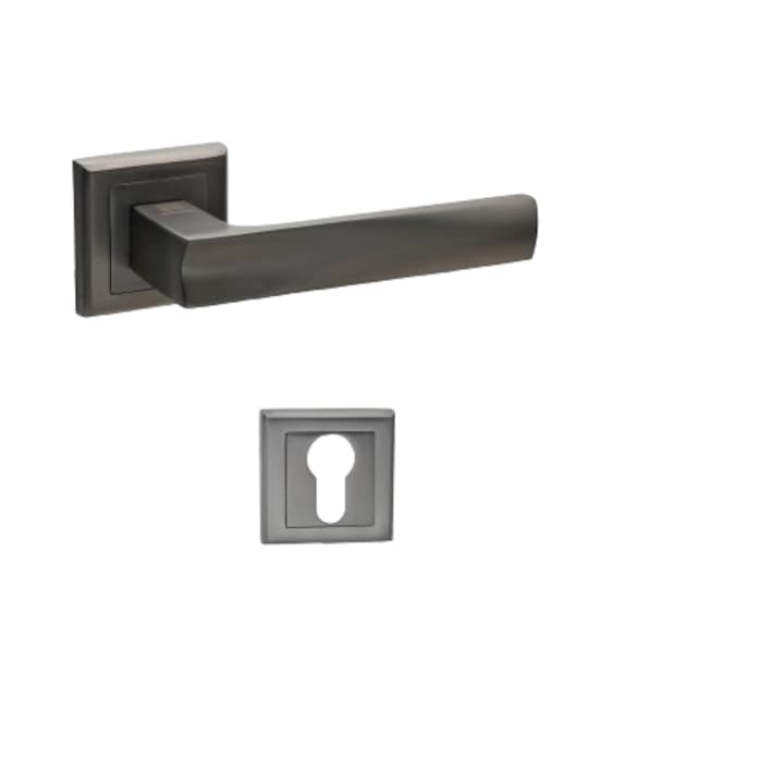 Maner usa interior LIMPO A-65-30 antracit cu rozeta de yala