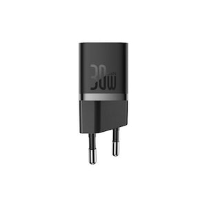Incarcator Retea Baseus GaN5 Mini Fast Charger, USB-C, 30W, Negru
