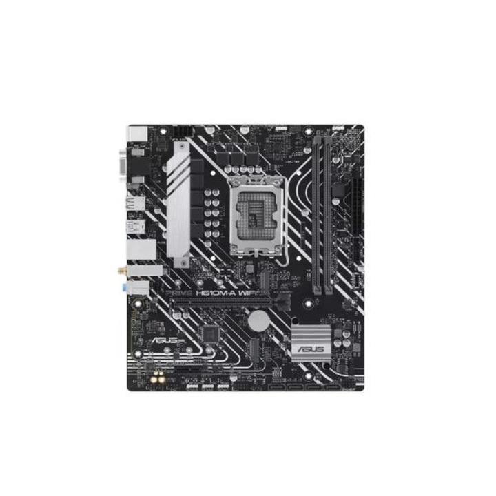 Дънна платка, ASUS PRIME H610M-A WIFI, LGA1700, 2xDDR5 4xSATA3 HDMI DP VGA 2xM2 GLAN 1xPCIEx16 1xPCIEx1 WiFi