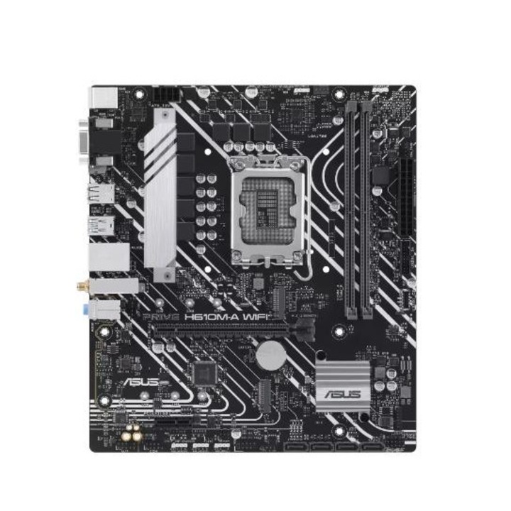 Placa de baza ASUS PRIME H610M-A WIFI DDR5, Intel H610, LGA 1700, mATX
