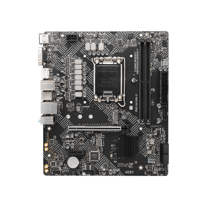 Placa de baza MSI PRO H610M-G DDR5, Intel H610, LGA 1700, mATX