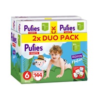 Scutece-chilotel Pufies Fashion&Nature, Marimea 6, 15+ kg, 144 buc, Multipack