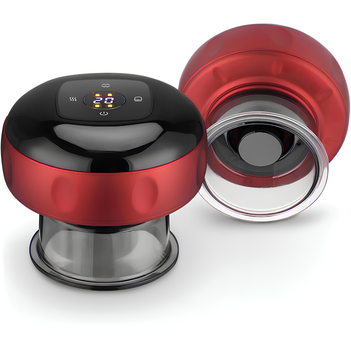 Aparat de masaj Ventuza, Rosu