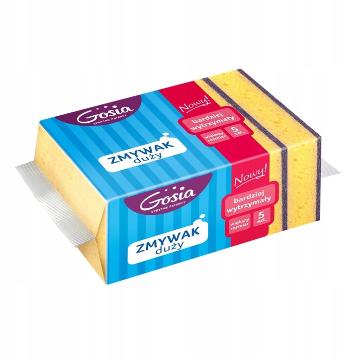 Set 5 bureti de spalat vase, Gosia, galben, dimensiune mare