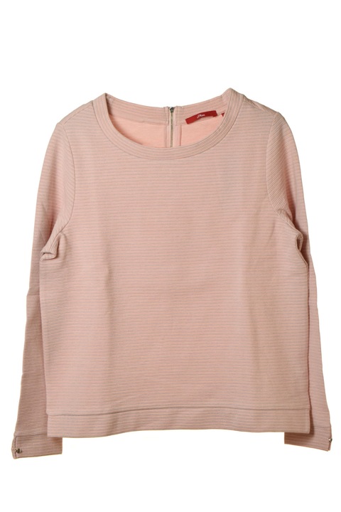 S. Oliver rózsaszín, csillogó mintázatú női pulóver – 38 EU