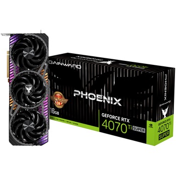 Placa video Gainward GeForce RTX™ 4070TI SUPER PHOENIX GS, 16GB GDDR6X, 256-bit Placa video Gainward GeForce RTX™ 4070TI SUPER PHOENIX GS, 16GB GDDR6X, 256-bit