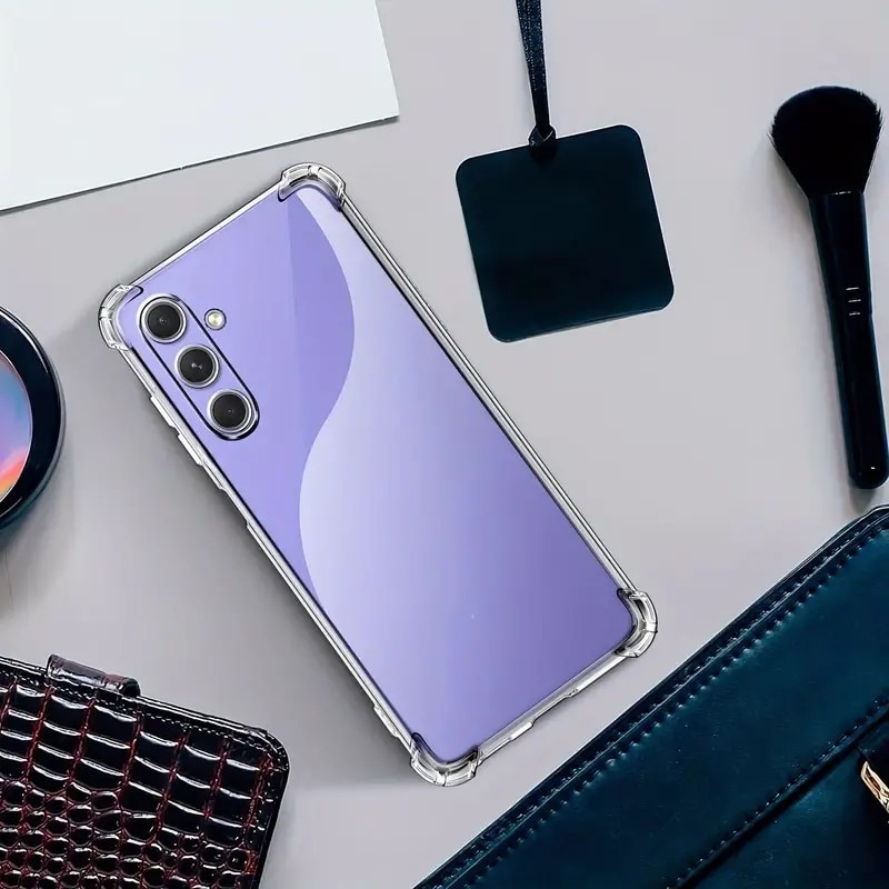 Husa protectie Mat-Tech compatibila cu Samsung Galaxy A14 4G / A14 5G, Protectie Camera, Colturi anti-soc, Decupaje Precise, Rezistenta la impact, Margini ridicate pentru protectia ecranului, Transparenta