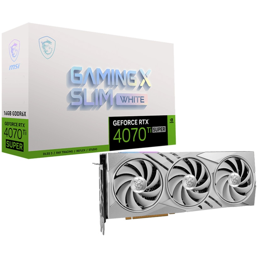 MSI GeForce RTX 4070 Ti SUPER 16G GAMING X SLIM W