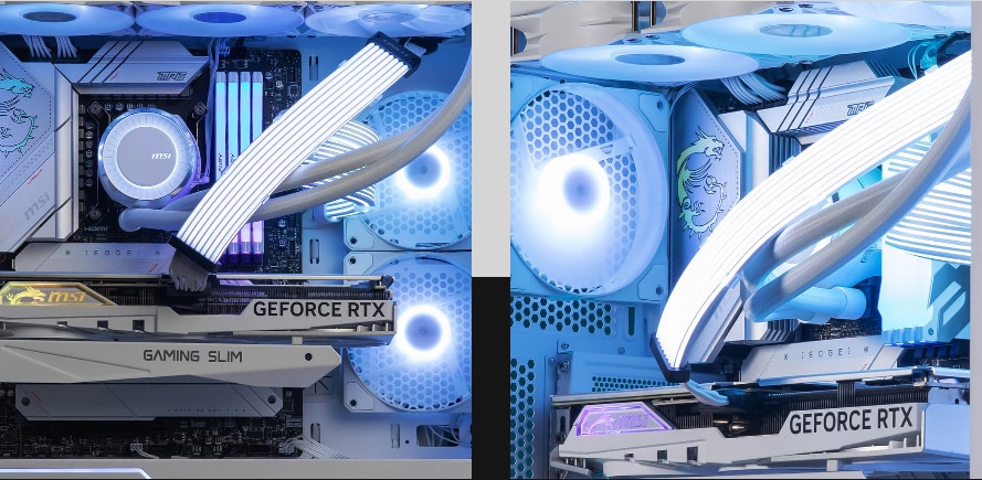 Placa video MSI GeForce RTX™ 4070 SUPER GAMING X SLIM WHITE, 12GB