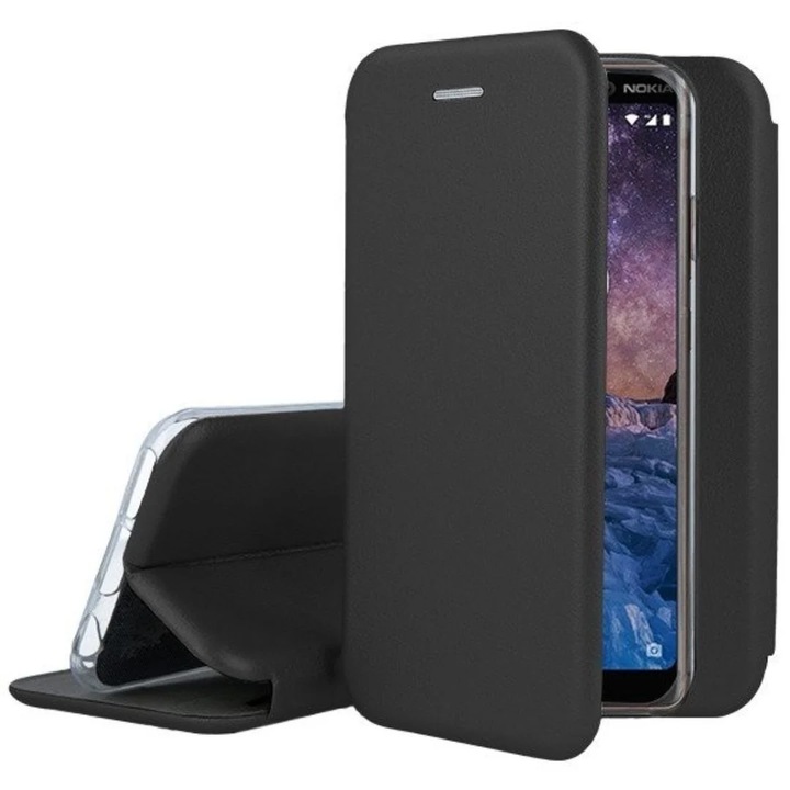 Husa Flip Cover Magnetic compatibila cu, Honor 90, Negru