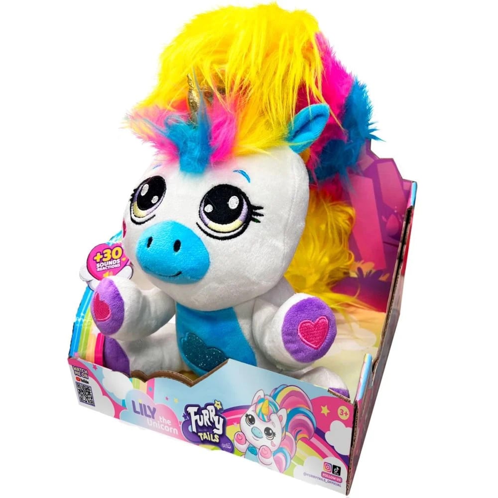 5冊セット　あなたにあいたい　LILY THE UNICORN うがいライオン Jucarie de plus interactiva, Furry Tails, Unicornul Lily, 29 cm