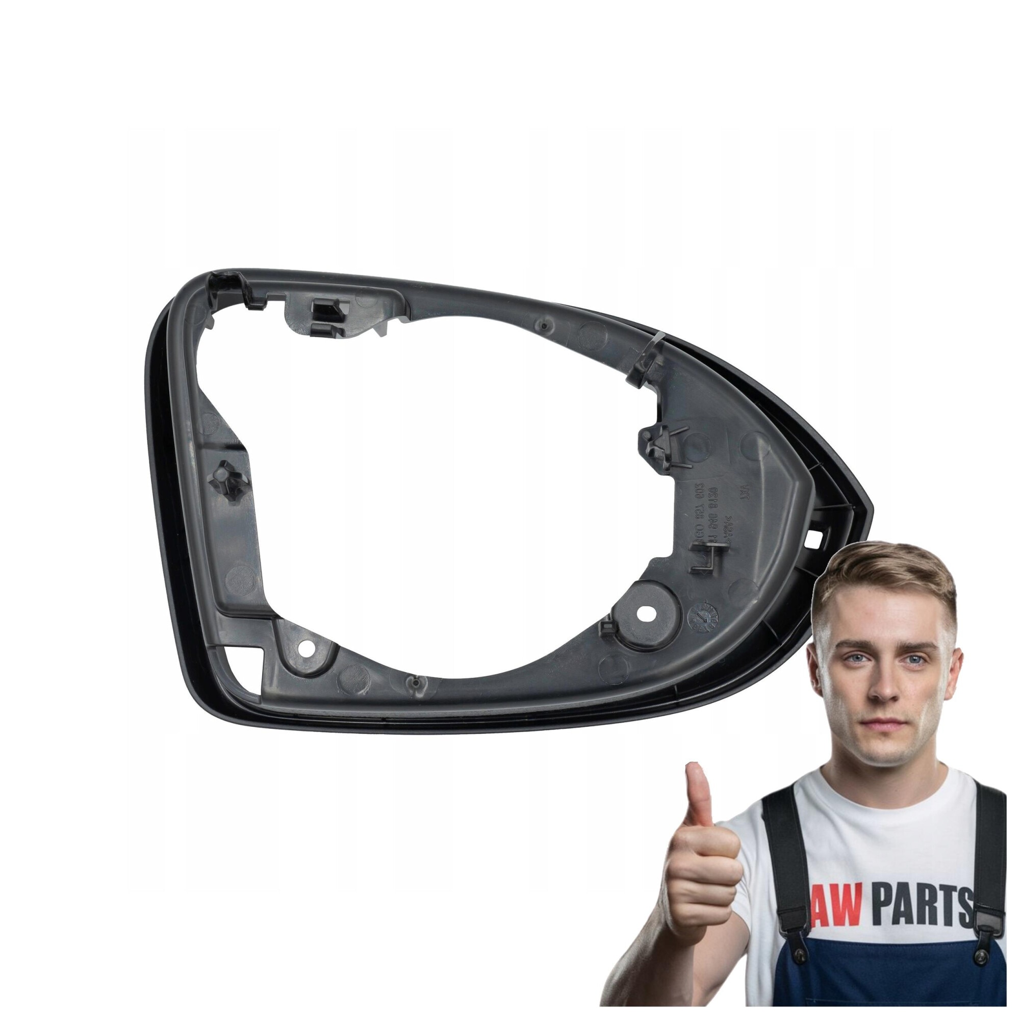 Cadru Oglinda, VW, 3G0857601 9B9, Pentru VW Passat B8, Pentru VW