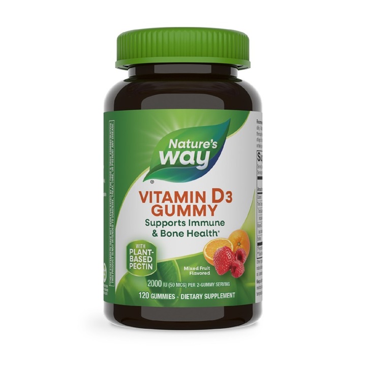 Vitamin D3 Gummies, Secom, 120 jeleuri