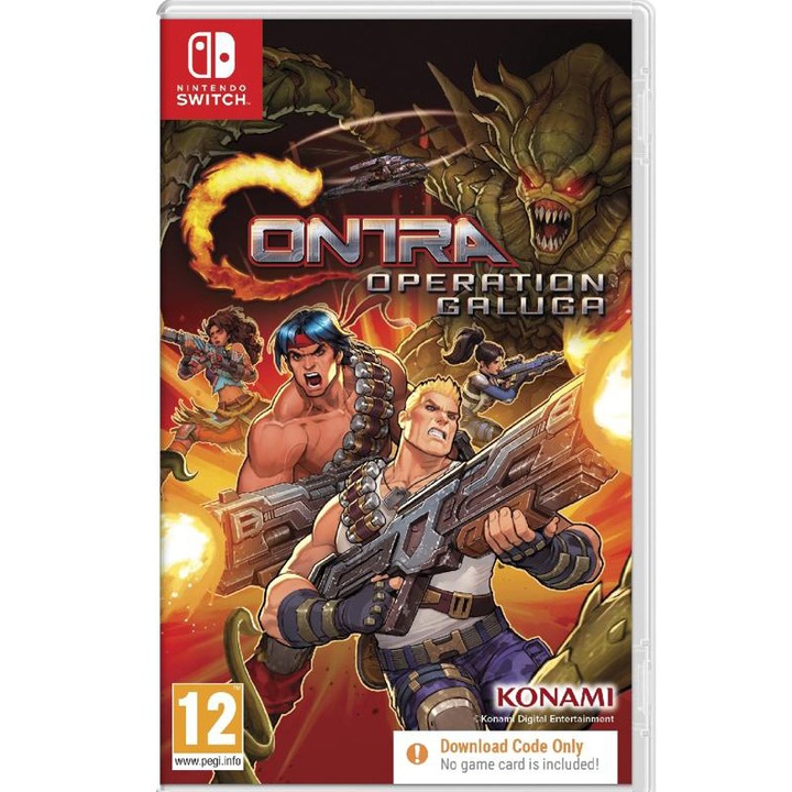 Contra Operation Galuga Nintendo Switch, játék