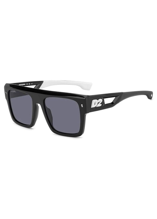Ochelari pentru barbati, Dsquared2, Acetat, Negru/ Alb, 56-17-140