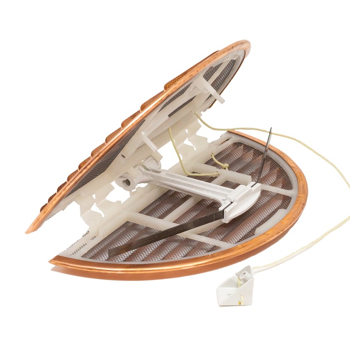 Grila metalica de ventilatie LA VENTILAZIONE GRADF200R, pliabila