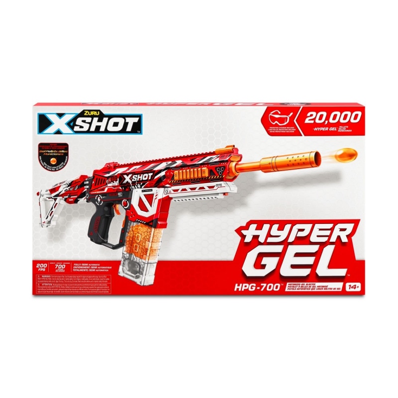 Lansator mare X-Shot Hyper Gel, Zuru, Plastic, 14+, Multicolor