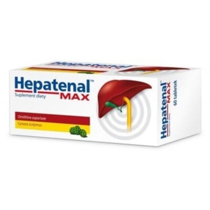 Supliment alimentar, Hepatenal Max, comprimate, 60 buc.
