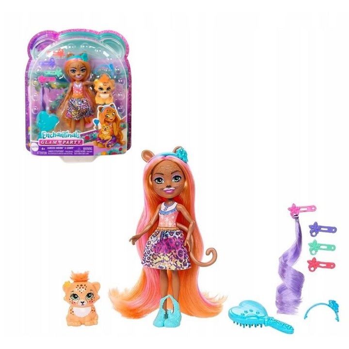Papusa Deluxe Cheetah, Mattel, Enchantimals