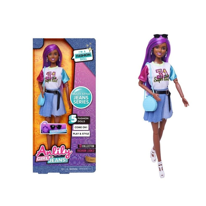 Кукла Anlily 30 см, Icom, с аксесоари