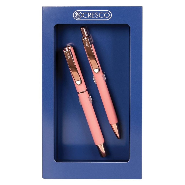 Golyóstoll készlet, Cresco, Pink