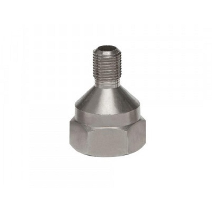 Adaptor pentru capac pistol vopsire Colad Hamach, argintiu, din alama, placat cu nichel