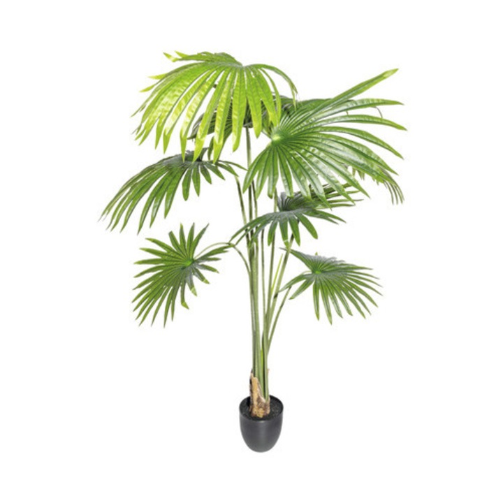 Pom Artificial Washingtonia In Ghiveci H 150 Cm Verde