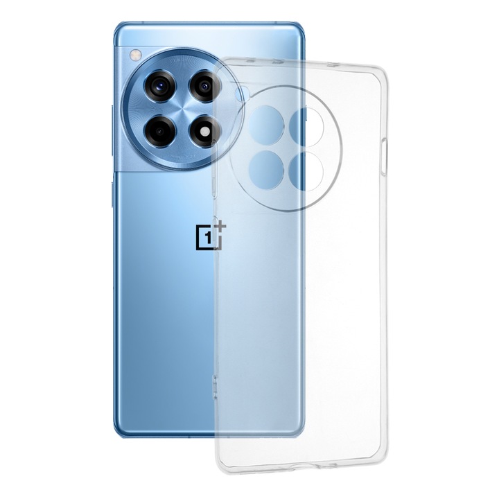 Калъф за OnePlus 12R, Techsuit Clear Silicone, Transparent