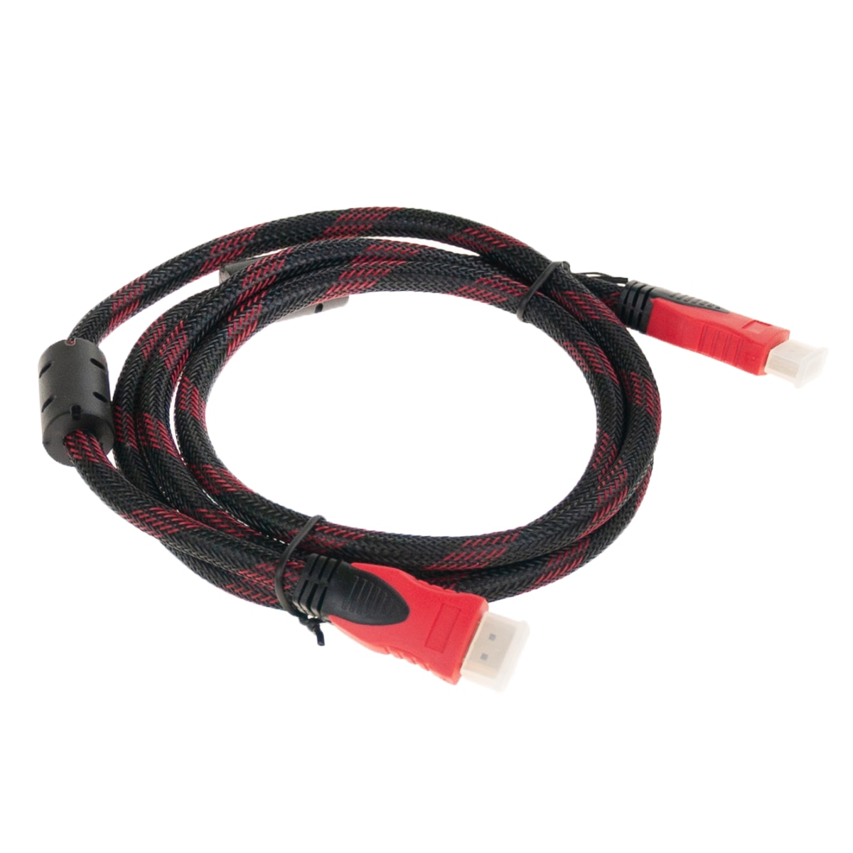 Кабел, SakupyTV, HDMI - HDMI, 4K Full HD, 3 м, черен/червен - eMAG.bg